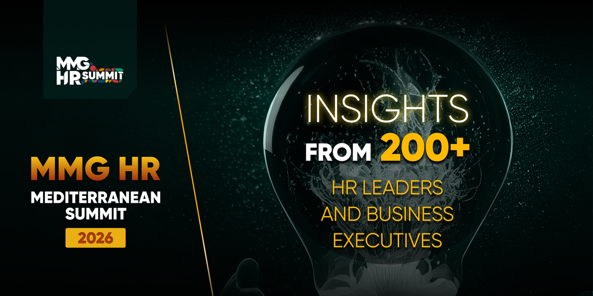 MMG HR Summit Mediterranean 2026 visual with insights from 200+ HR leaders and business executives